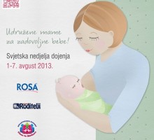 Udruženje Roditelji obilježava Svjetsku nedjelju dojenja