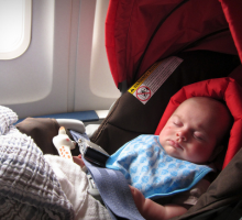 Putovanje sa novorođenčetom u avionu