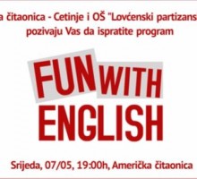 Za cetinjske osnovce zabavni program na engleskom jeziku