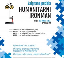 Zaigrana pedala stiže u Podgoricu – večeras predavanje, sjutra humanitarni Ironman