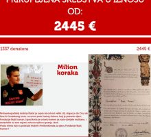 U toku Milion koraka prikupljeno skoro 2,5 hiljade eura