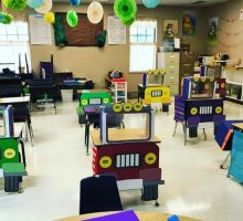 Kako je učiteljica transformirala učionicu da izgleda manje čudno u doba korone