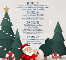Bogat novogodišnji program za djecu u Tivtu