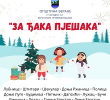 Opština Berane pokrenula humanitarnu akciju Za đaka pješaka