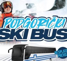 Podgoričkim ski busom dva puta sedmično besplatno do Kolašina
