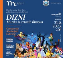 Crnogorski simfonijski orkestar izvodi muziku iz Diznijevih crtanih filmova