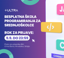 Besplatna Škola programiranja Plus Ultra za srednjoškolce