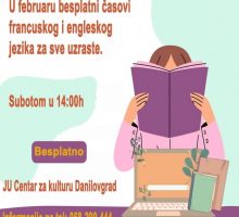 Besplatni časovi stranih jezika u Danilovgradu