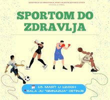 Tribina “Sportom do zdravlja” u petak na Cetinju